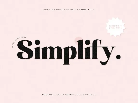 Simplify font