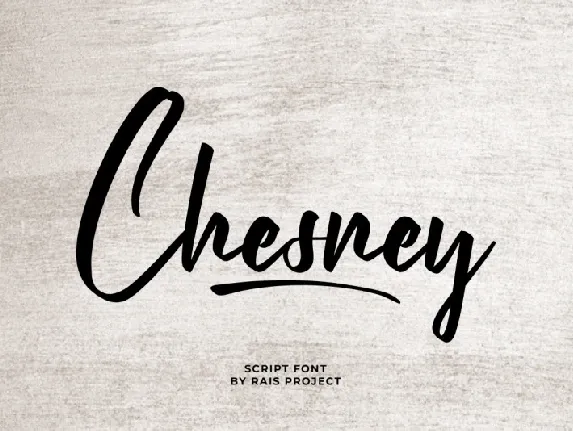 Chesney font