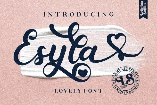 Esyla Script font