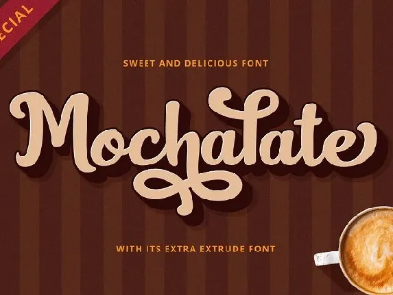 Mochalate Script font