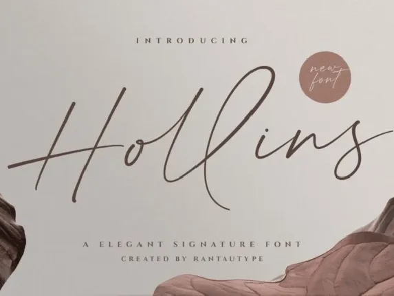 Hollins font