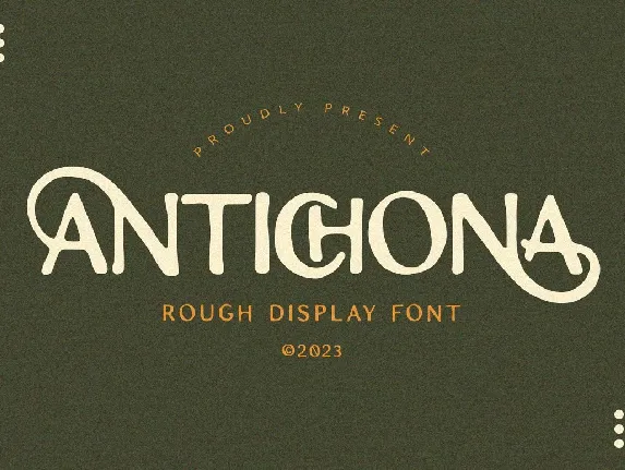 Antichona font