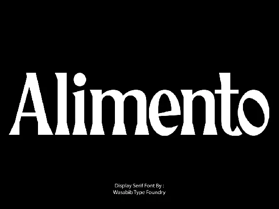 WTF Alimento font