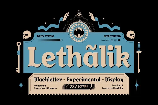 Lethalik Demo font