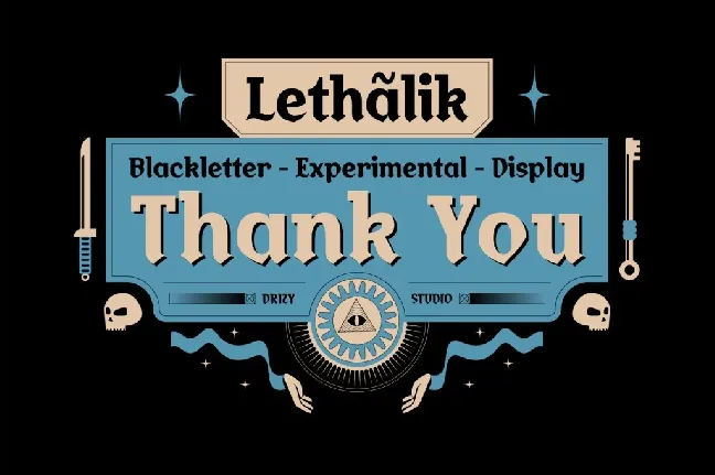 Lethalik Demo font