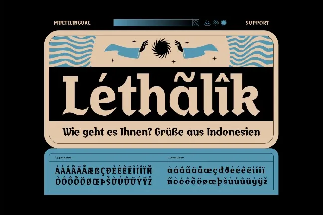 Lethalik Demo font