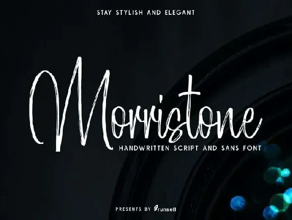 Morristone Script Free font