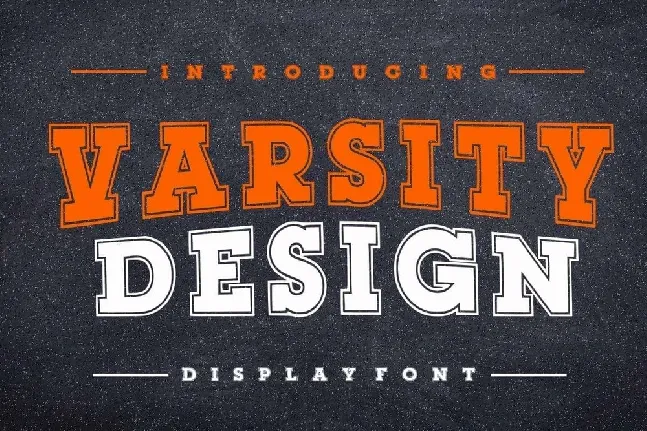 Varsity Design font