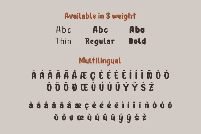 BENAH Personal Use font