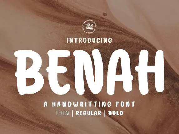 BENAH Personal Use font