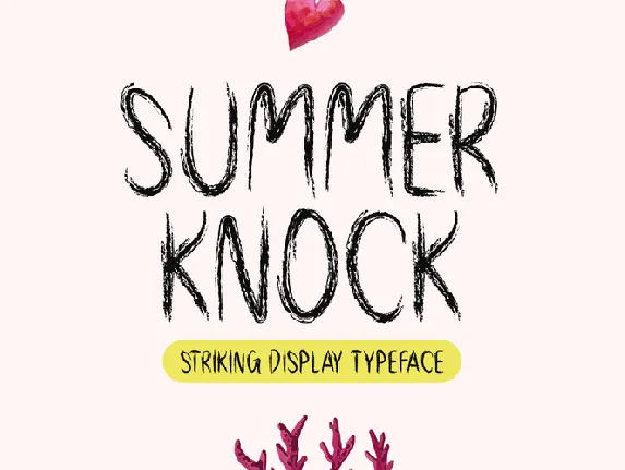 Summer Knock font