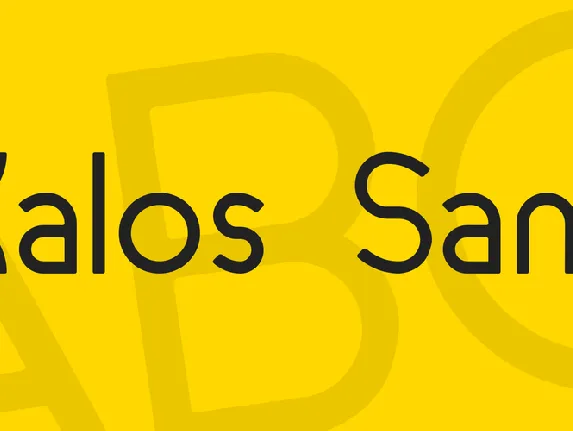 Kalos Sans font