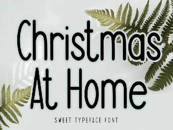 Christmas At Home font