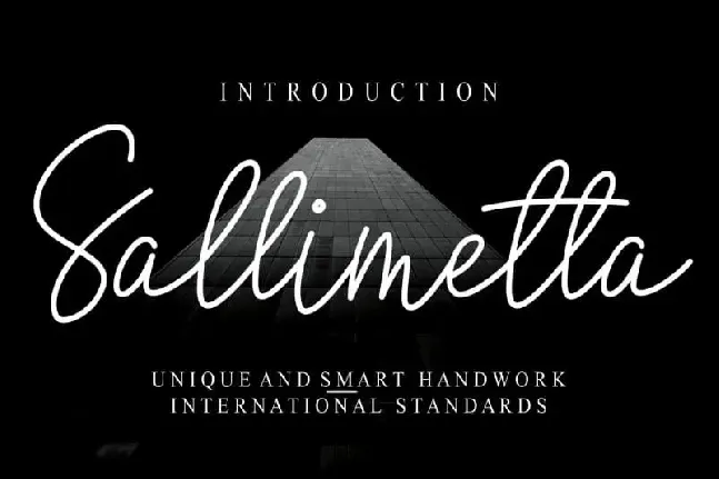 Sallimetta Script font