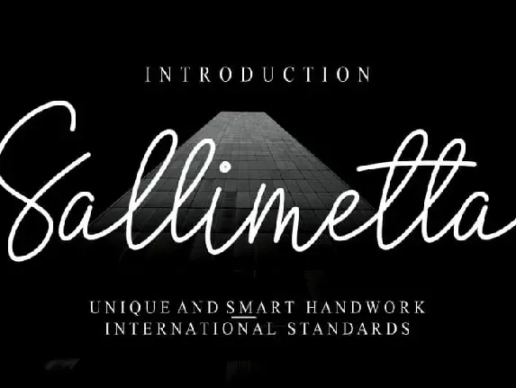 Sallimetta Script font