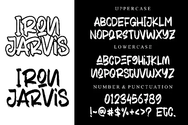 Iron Jarvis - Personal Use font