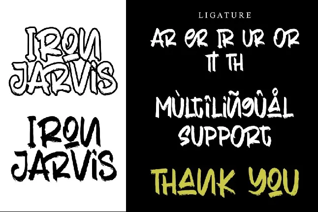 Iron Jarvis - Personal Use font