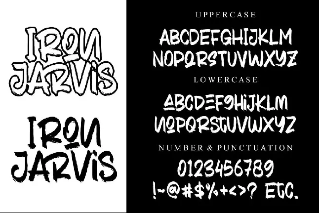 Iron Jarvis - Personal Use font