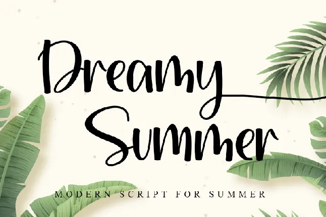 Dreamy Summer - Personal Use font