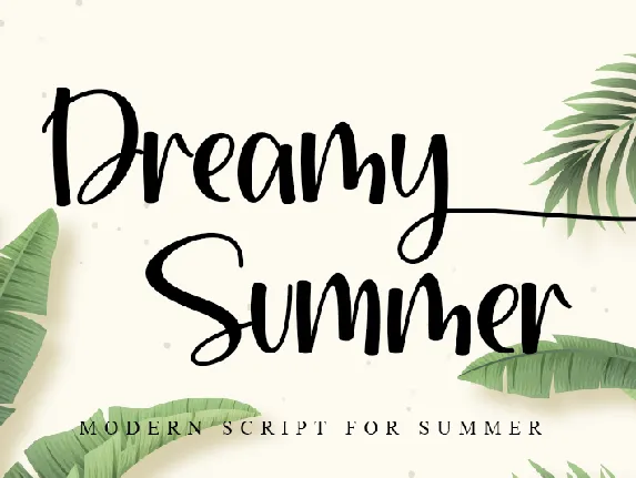 Dreamy Summer - Personal Use font