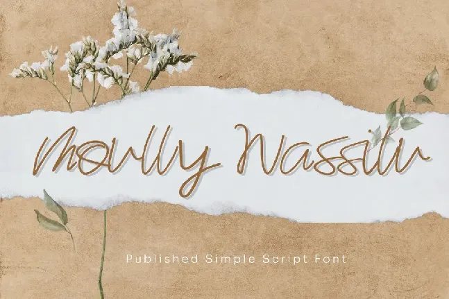 Moully Wassilu font