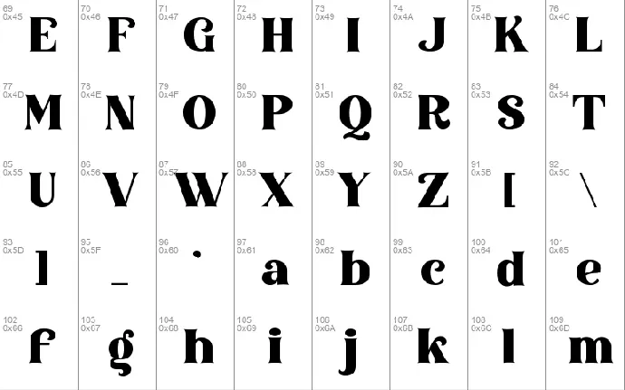 Auromiya font