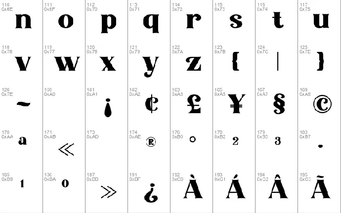 Auromiya font