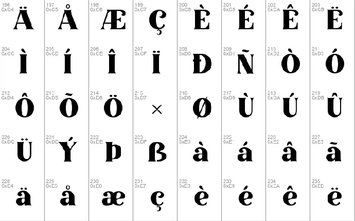 Auromiya font