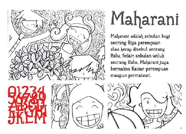 Maharani font