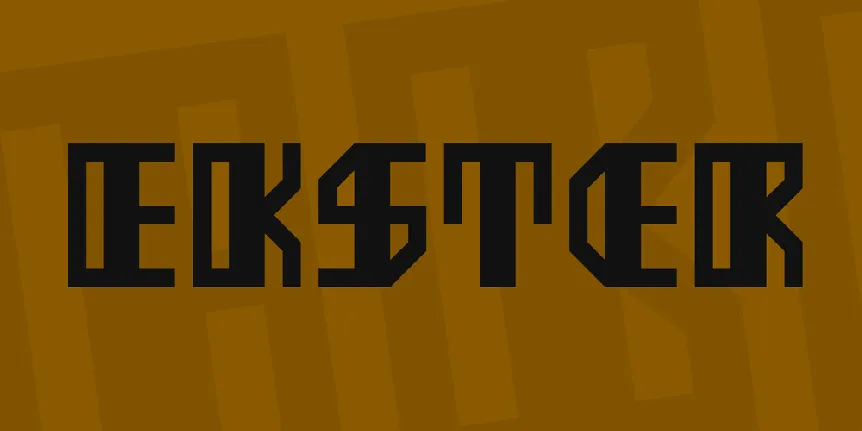 Ekster font