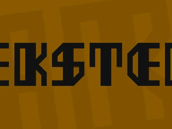 Ekster font