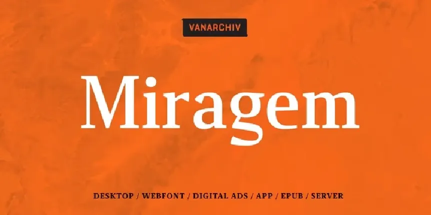 Miragem Family font