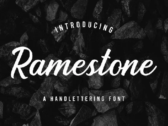 Ramestone font