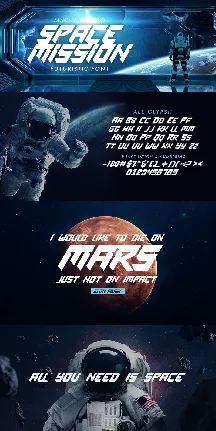 Space Mission font