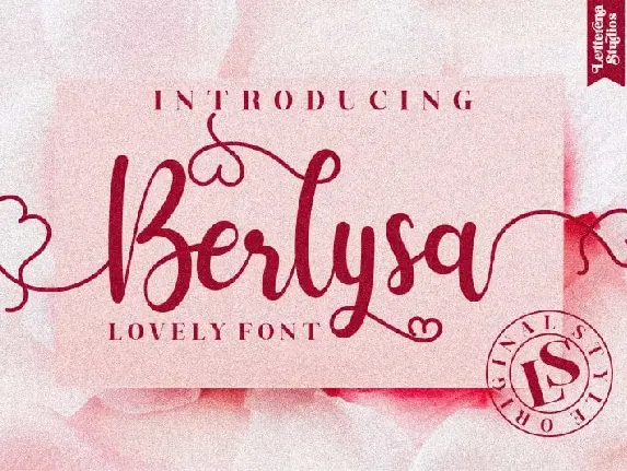 Berlysa Script font