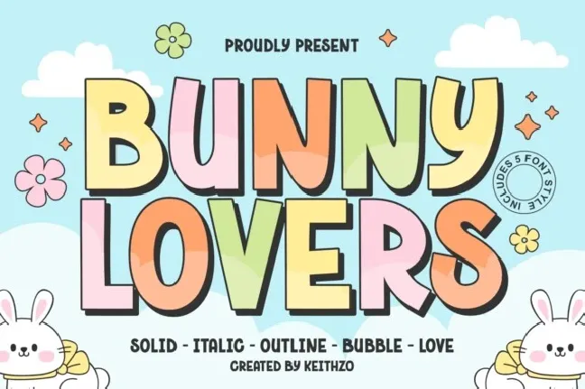 Bunny Lovers Display font