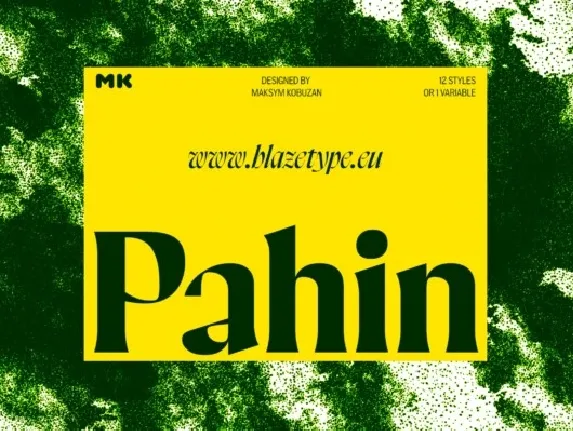 Pahin Family font