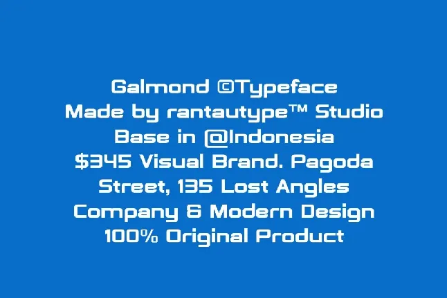 Galmond font