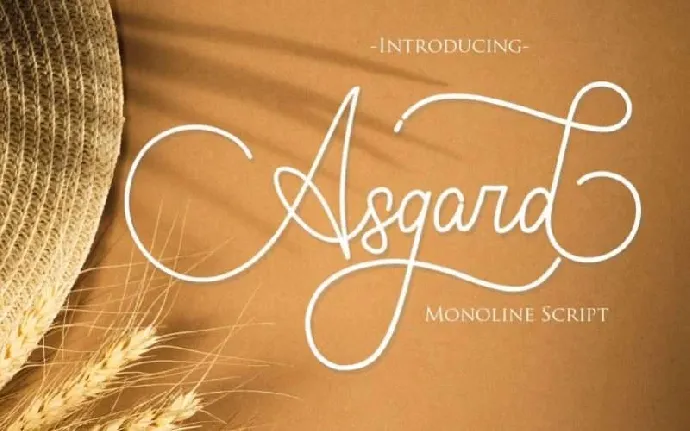 Asgard Script Free font