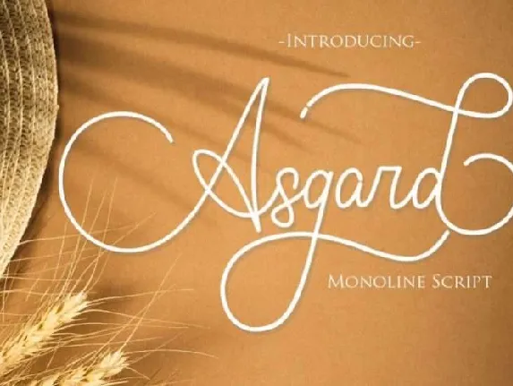 Asgard Script Free font