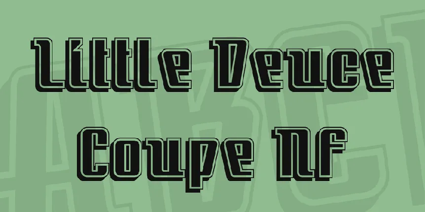 Little Deuce Coupe NF font