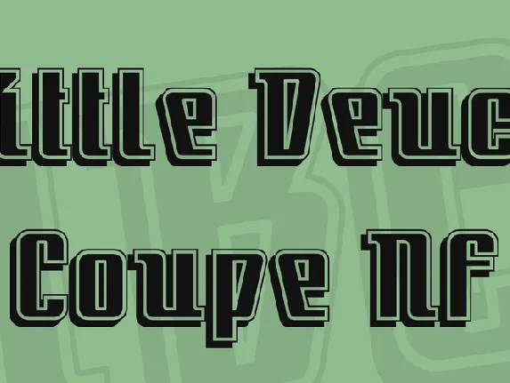 Little Deuce Coupe NF font