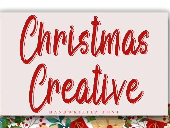 Christmas Creativ font