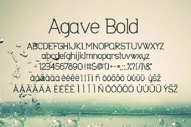 Agave font