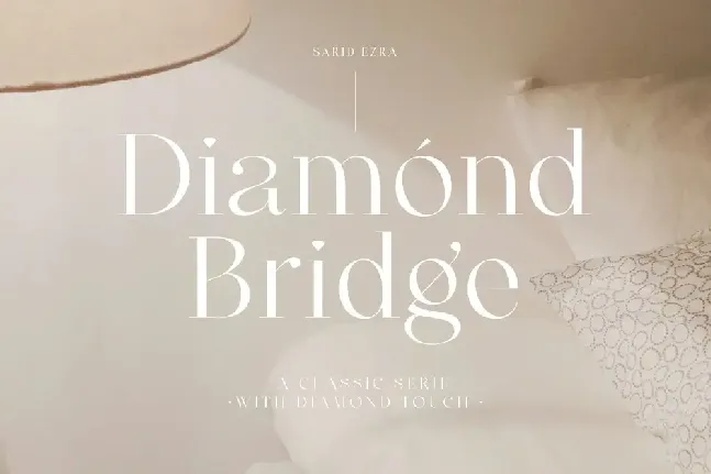 Diamond Bridge font