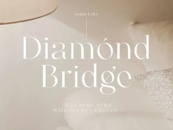 Diamond Bridge font