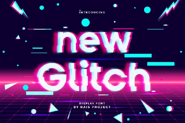 New Glitch font