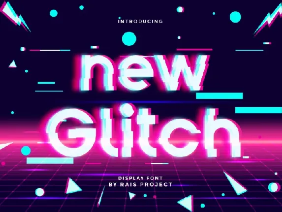 New Glitch font