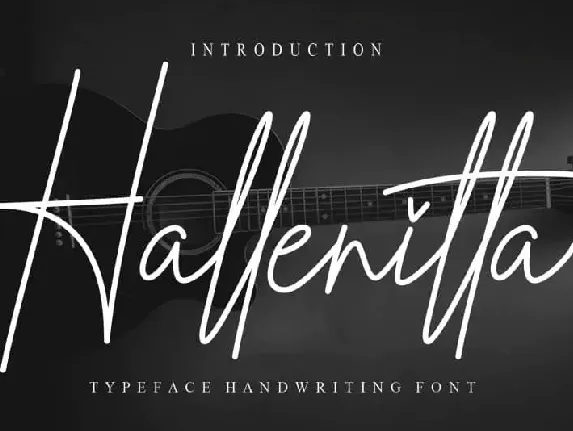 Hallenitta Handwritten font