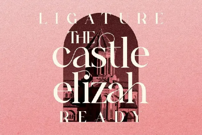 The Castle Elizah Serif font